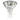 PHILIPS 15V 150 Watts 6423 Gz6_35 Halogen Reflector Cold Light Source Projection Lamp (Warm White) - Orangevolt