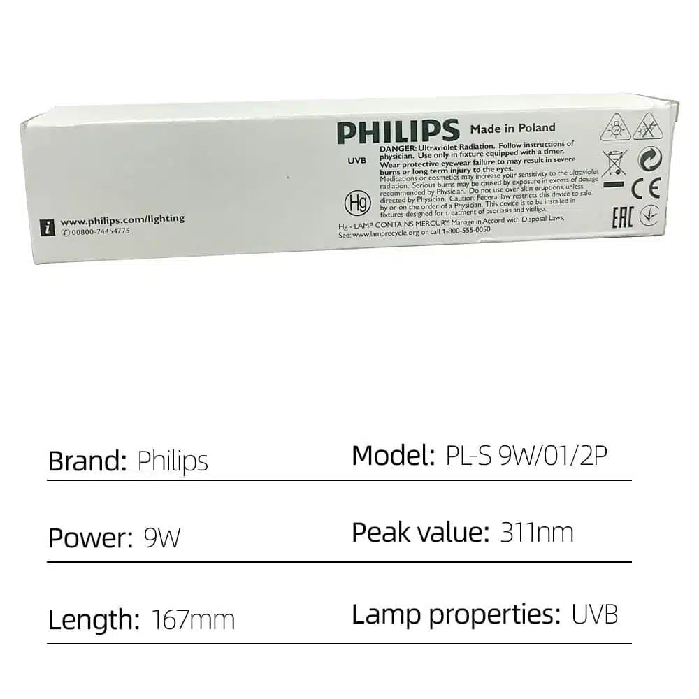 Fénycső, Philips PL-S 9W/01 2P, UV-B, 2 Tűs, 3000h, 9W, 60 V - EMAG.hu - Foto 10