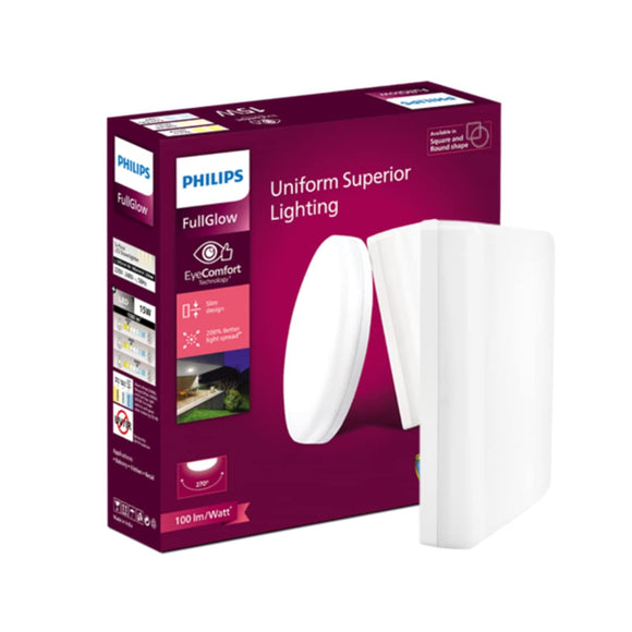 Home / Philips Rimless Full Glow 15W Square LED Surface Downlighter ...